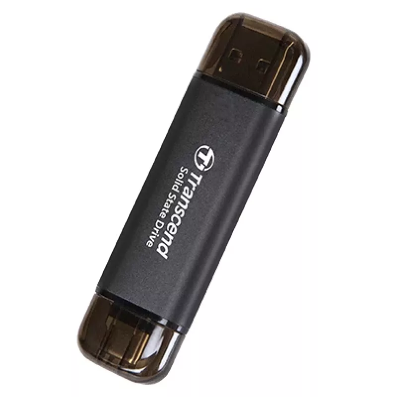 SSD Transcend 256GB išorinis USB Type-A į Type-C USB 3.2 Gen 2x2 ESD310C