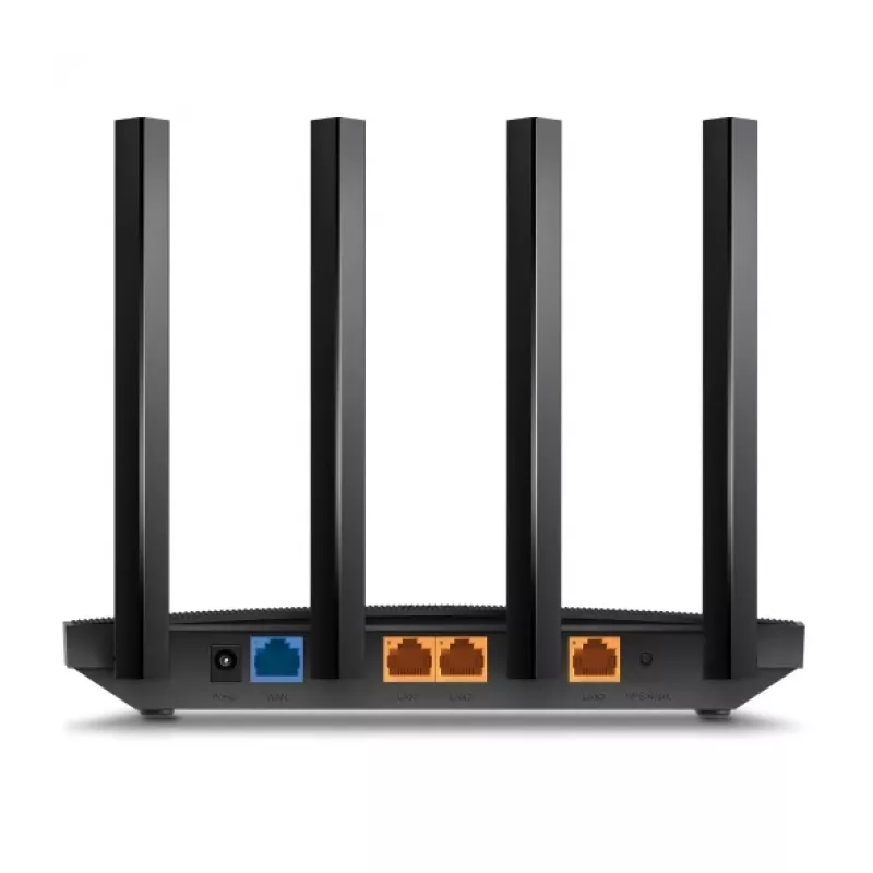 TP-Link Archer AX1500 Wi-Fi 6 maršrutizatorius, dviejų juostų (2,4 GHz / 5 GHz), Ethernet LAN, juodas, stalinis