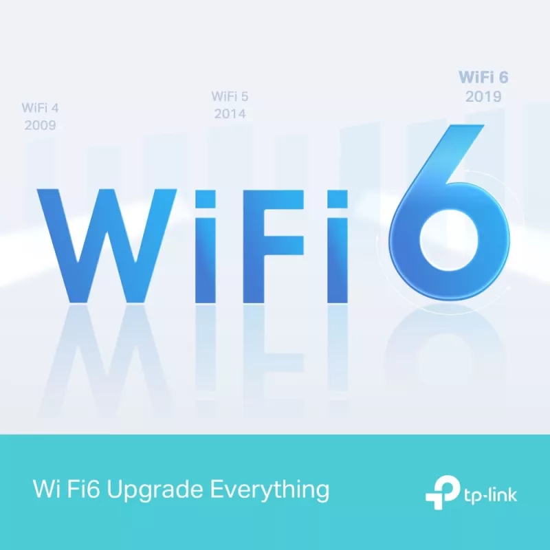 TP-Link Archer AX1500 Wi-Fi 6 maršrutizatorius, dviejų juostų (2,4 GHz / 5 GHz), Ethernet LAN, juodas, stalinis