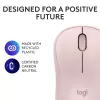 LOGITECH M240 Tylus Pelė - Bluetooth - Rožinė