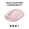 LOGITECH M240 Tylus Pelė - Bluetooth - Rožinė