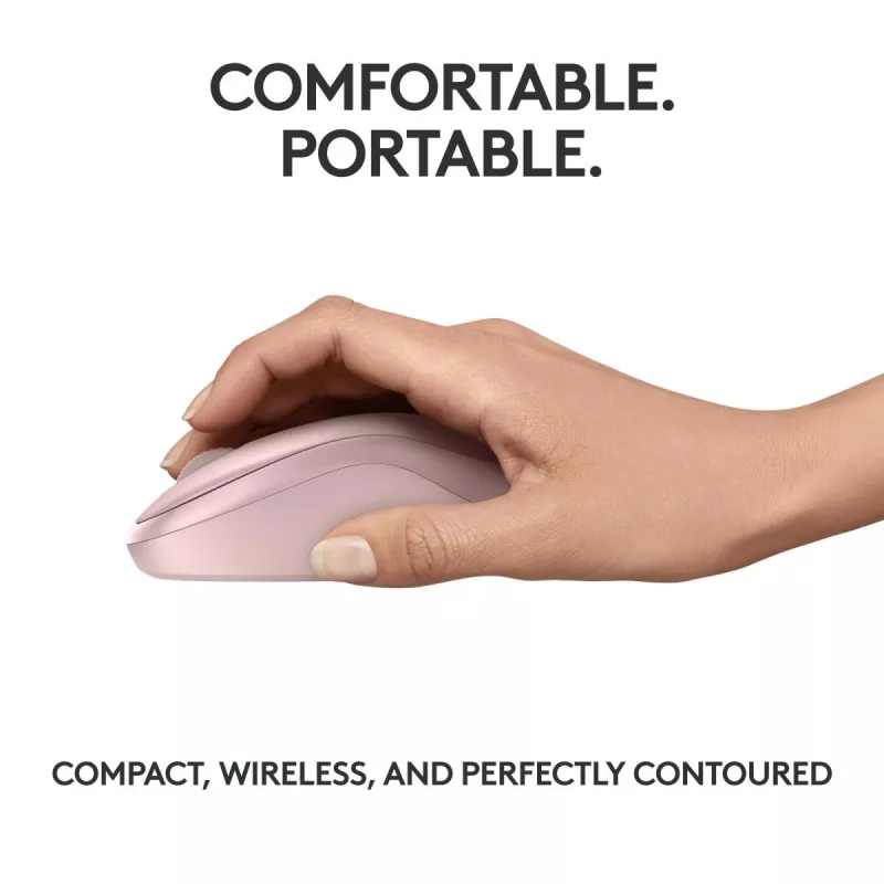 LOGITECH M240 Tylus Pelė - Bluetooth - Rožinė