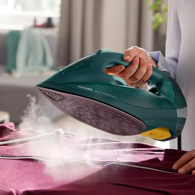 Philips 7000 serijos DST7050/70 lygintuvas su garu SteamGlide Elite padas 2800 W Žalia