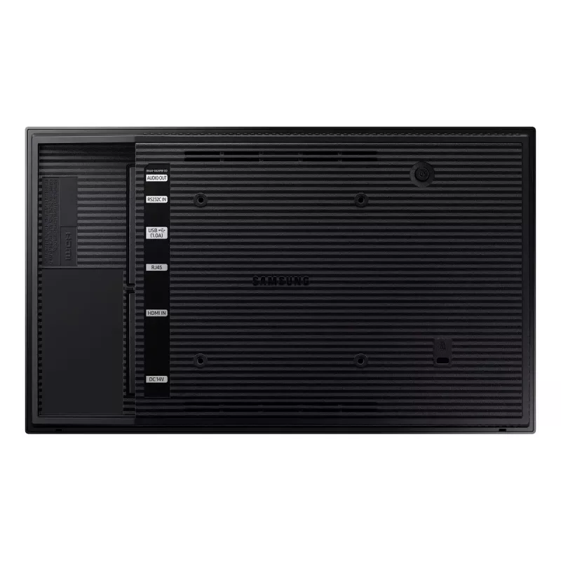 Samsung QB13R-M Skaitmeninės reklamos plokščiasis skydelis 33 cm (13 colių) LCD Wi-Fi 500 cd/m² Full HD Juodas Su integruotu procesoriumi Tizen 4.0 16/7