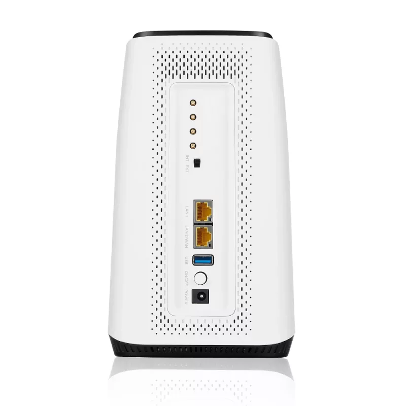 Zyxel FWA510 belaidis maršrutizatorius Multi-Gigabit Ethernet triju dažnių (2,4 GHz / 5 GHz / 5 GHz) 5G juoda, balta
