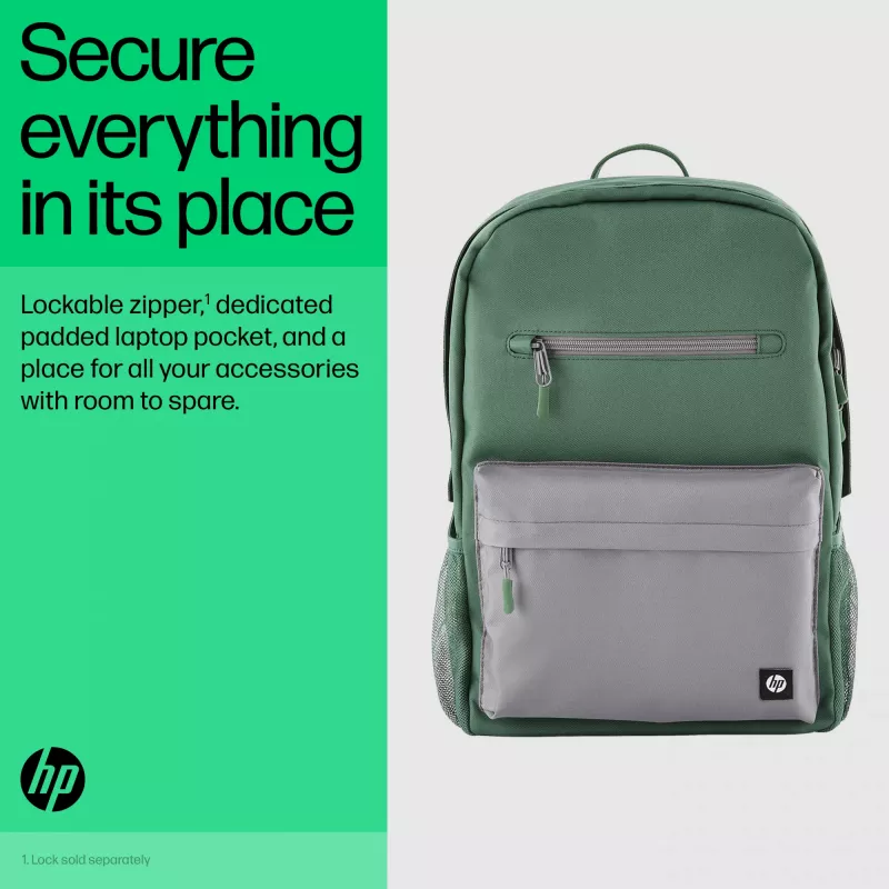 Kasdienė kuprinė HP Campus Blue Backpack mėlyna geltona poliesteris 295x185x435mm