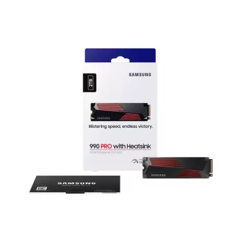 SSD M.2 2280 NVMe Samsung 990 PRO 2 TB PCIe 4.0 MZ-V9P2T0GW — 7450/6900 MB/s, V‑NAND MLC