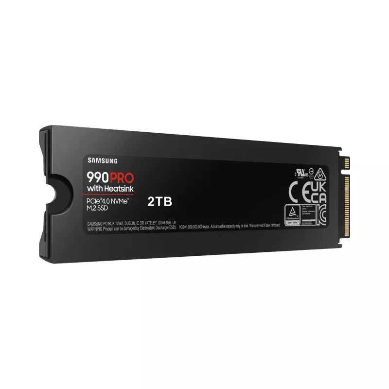SSD M.2 2280 NVMe Samsung 990 PRO 2 TB PCIe 4.0 MZ-V9P2T0GW — 7450/6900 MB/s, V‑NAND MLC