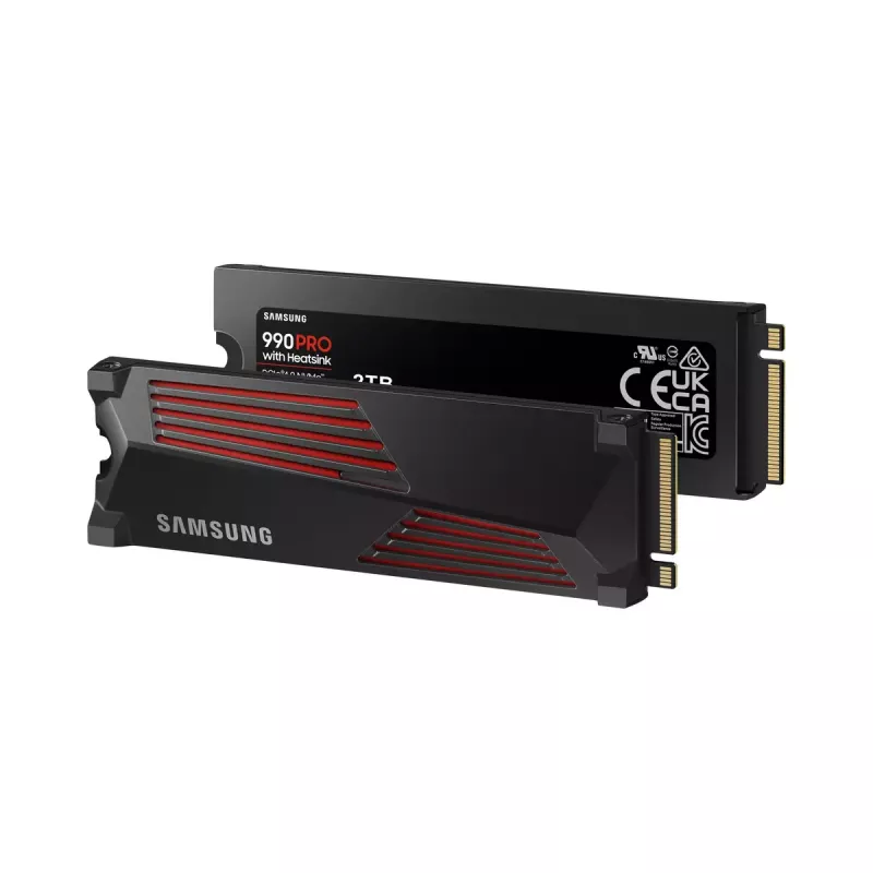 SSD M.2 2280 NVMe Samsung 990 PRO 2 TB PCIe 4.0 MZ-V9P2T0GW — 7450/6900 MB/s, V‑NAND MLC