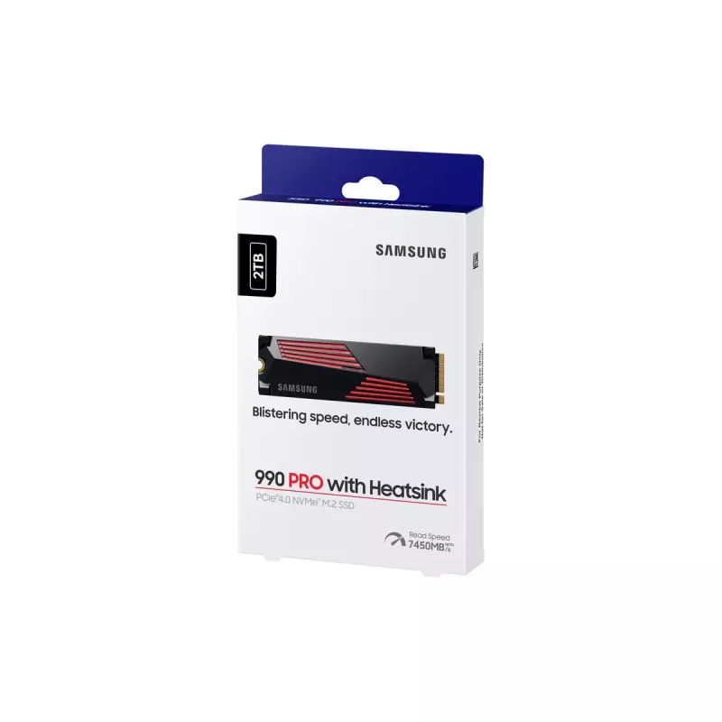 SSD M.2 2280 NVMe Samsung 990 PRO 2 TB PCIe 4.0 MZ-V9P2T0GW — 7450/6900 MB/s, V‑NAND MLC