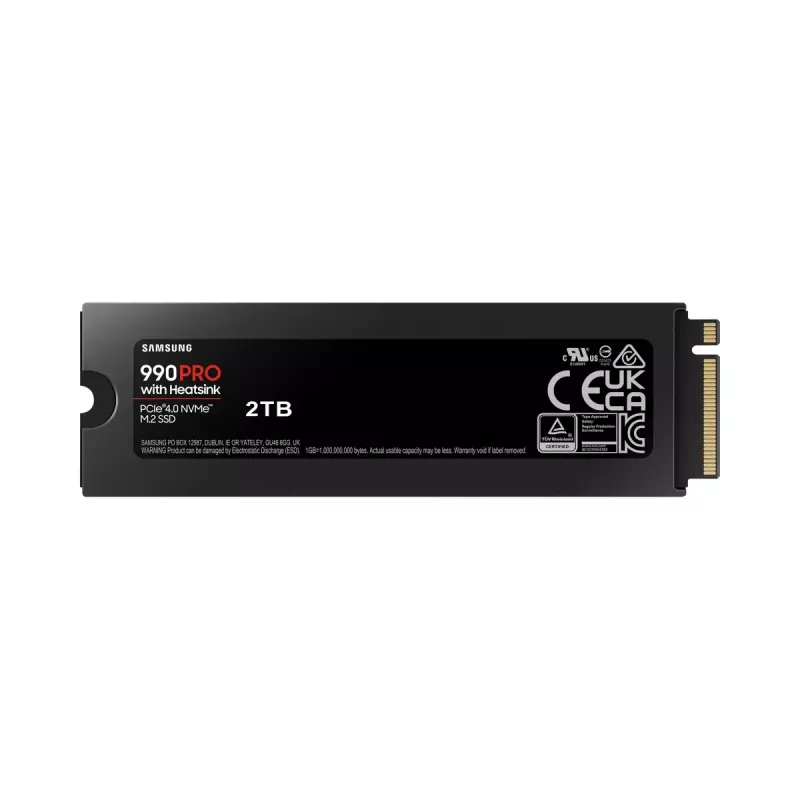SSD M.2 2280 NVMe Samsung 990 PRO 2 TB PCIe 4.0 MZ-V9P2T0GW — 7450/6900 MB/s, V‑NAND MLC