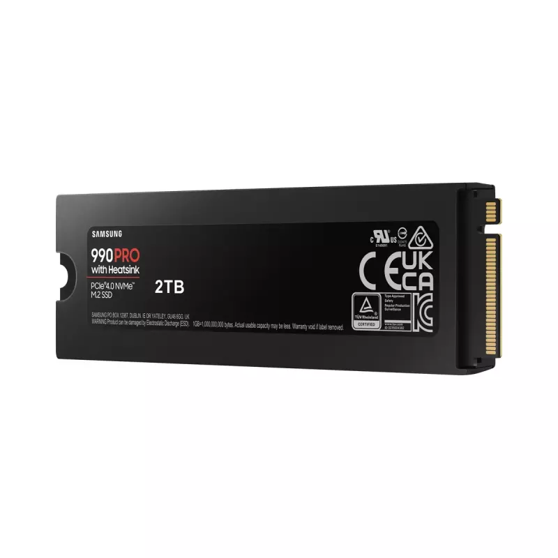 SSD M.2 2280 NVMe Samsung 990 PRO 2 TB PCIe 4.0 MZ-V9P2T0GW — 7450/6900 MB/s, V‑NAND MLC