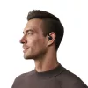 SHOKZ OpenFit belaidės ausinės su ausų kabliukais, skambučiams/muzikai/sportui/kasdieniam naudojimui, Bluetooth, juodos