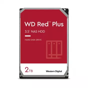 WESTERN DIGITAL WD Red Plus WD20EFPX 2TB SATA 6Gb/s 3,5 colio kietasis diskas 5400 RPM 64 MB talpykla