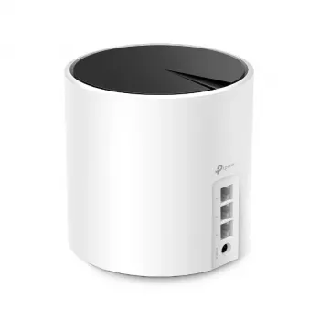 TP-Link Deco X55 (2 vnt.) belaidis maršrutizatorius „Mesh“ Wi-Fi 6 (802.11ax) dviejų juostų (2,4 GHz / 5 GHz) 3000 Mbit/s balta vidinės antenos