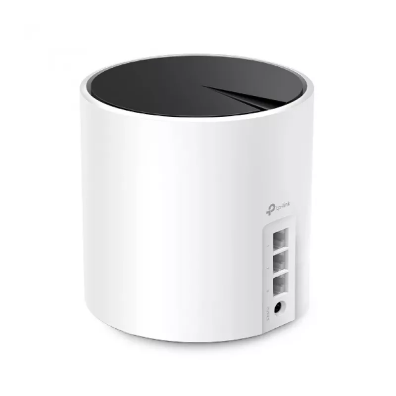 TP-Link Deco X55 (2 vnt.) belaidis maršrutizatorius „Mesh“ Wi-Fi 6 (802.11ax) dviejų juostų (2,4 GHz / 5 GHz) 3000 Mbit/s balta vidinės antenos