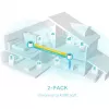 TP-Link Deco X55 (2 vnt.) belaidis maršrutizatorius „Mesh“ Wi-Fi 6 (802.11ax) dviejų juostų (2,4 GHz / 5 GHz) 3000 Mbit/s balta vidinės antenos