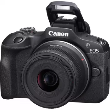Canon EOS R100 + RF-S 18-45mm F4.5-6.3 IS STM komplektas MILC 24,1 MP CMOS 6000 x 4000 pikselių juoda