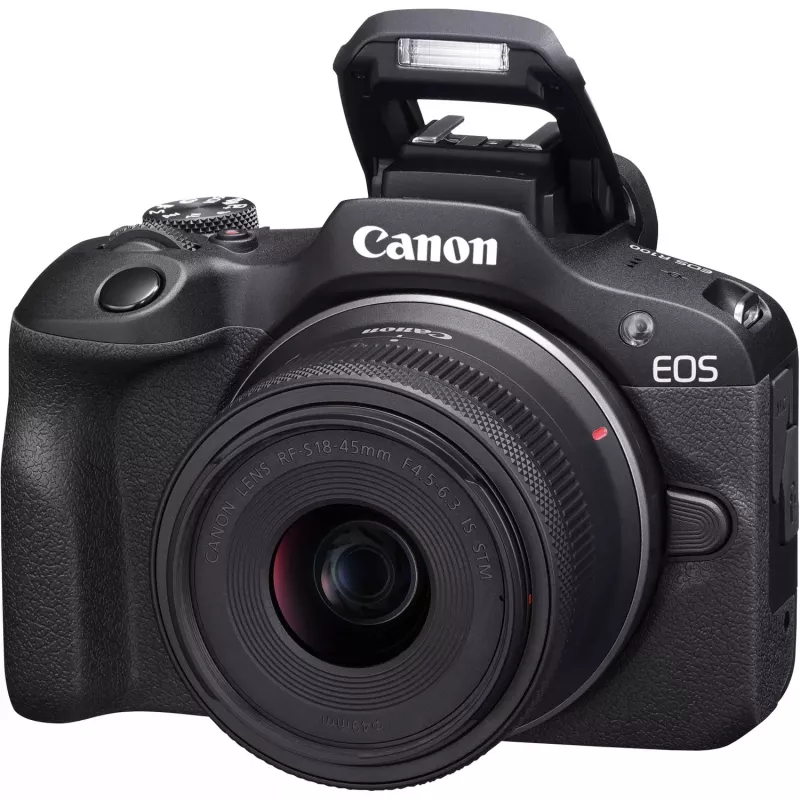 Canon EOS R100 + RF-S 18-45mm F4.5-6.3 IS STM komplektas MILC 24,1 MP CMOS 6000 x 4000 pikselių juoda