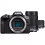 Canon EOS R100 + RF-S 18-45mm F4.5-6.3 IS STM + RF-S 55-200mm F5-7.1 IS STM rinkinys MILC 24,1 MP CMOS 6000 x 4000 pikseliai juoda