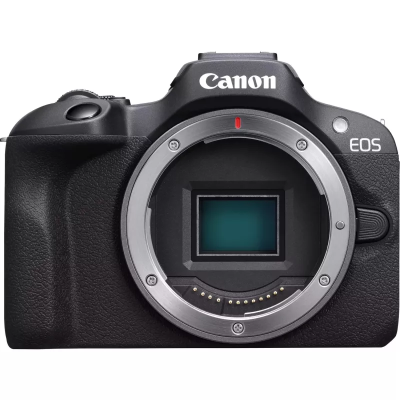 Canon EOS R100 + RF-S 18-45mm F4.5-6.3 IS STM + RF-S 55-200mm F5-7.1 IS STM rinkinys MILC 24,1 MP CMOS 6000 x 4000 pikseliai juoda