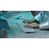 Logitech MX Keys S belaidė klaviatūra RF Wireless + Bluetooth QWERTY šiaurės kalboms (danų, suomių, norvegų, švedų) balta aliumininė