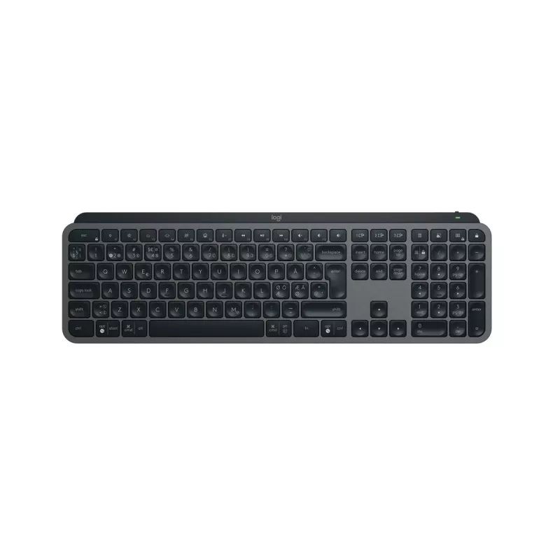 Logitech MX Keys S belaidė klaviatūra RF belaidis ryšys Bluetooth QWERTY danų suomių norvegų švedų išdėstymas grafito spalvos