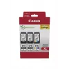 Canon 5437C004 originalus rašalo kasetės rinkinys 3 vnt. didelės talpos (XL) juoda, žydra, rausvai raudona, geltona