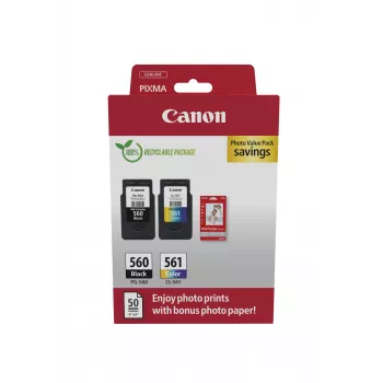 Canon 3713C008 rašalo kasetė 2 vnt. Originali juoda, žydra, rausvai raudona, geltona
