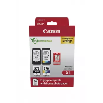Canon 5437C006 rašalo kasetė 2 vnt. Originali Didelės išeigos (XL) juoda, žydra, raudona, geltona