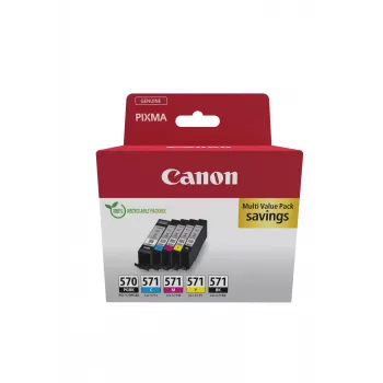 Canon 0372C006 originali rašalo kasetė 5 vnt. Juoda, Žydra, Purpurinė, Geltona