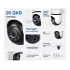 TP-Link Tapo C520WS lauko PTZ belaidė IP stebėjimo kamera, 2K QHD, naktinis matymas su spalvomis, IP66