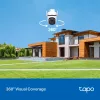TP-Link Tapo C520WS lauko PTZ belaidė IP stebėjimo kamera, 2K QHD, naktinis matymas su spalvomis, IP66
