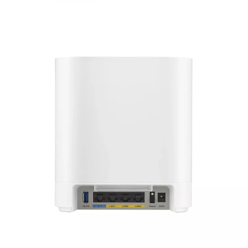ASUS EBM68(1PK) – Expert WiFi triju dažnių juostų (2,4 GHz / 5 GHz / 5 GHz) Wi-Fi 6 (802.11ax) belaidis maršrutizatorius verslui, baltas, 3 vidinės antenos