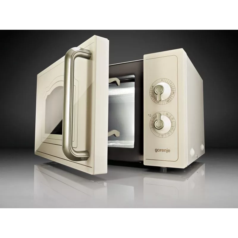 Gorenje MO4250CLI Ivory grilio mikrobangų krosnelė, 20 L, 700 W