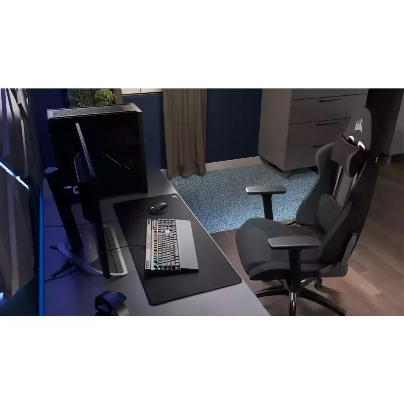 Kėdė Corsair TC100 RELAXED Padded Seat Black Backrest 59.5x81 cm