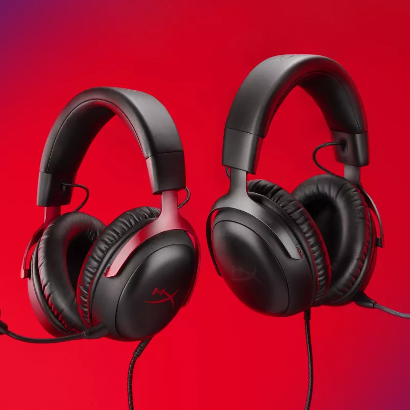 HyperX Cloud III – žaidimų ausinės (juodos)