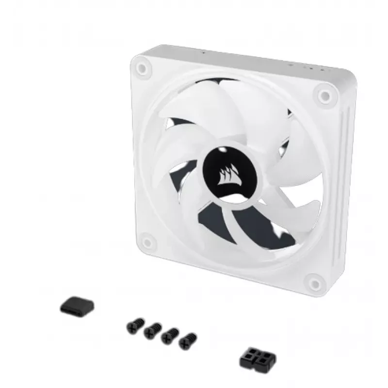 CORSAIR iCUE LINK QX120 RGB White 120 mm ventiliatoriaus rinkinys