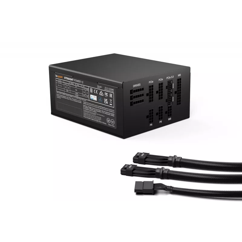 be quiet! Straight Power 12 maitinimo blokas 1200 W 20+4 pin ATX ATX juodas
