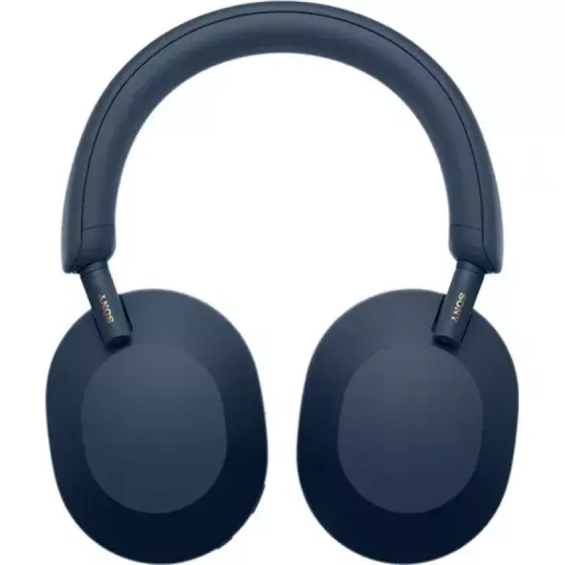 Sony WH-1000XM5 belaidės ausinės su triukšmo slopinimu, 30 val. baterija, antausinės, optimizuotos Alexa ir Google Asistentui, iOS ir Android, su įmontuotu mikrofonu, Midnight Blue
