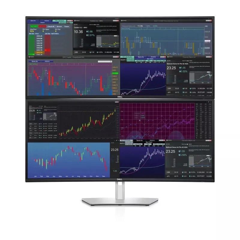 DELL UltraSharp U3824DW monitor 95,2 cm (37,5 colio) 3840 x 1600 pikselių Wide Quad HD+ LCD juodas, sidabrinis
