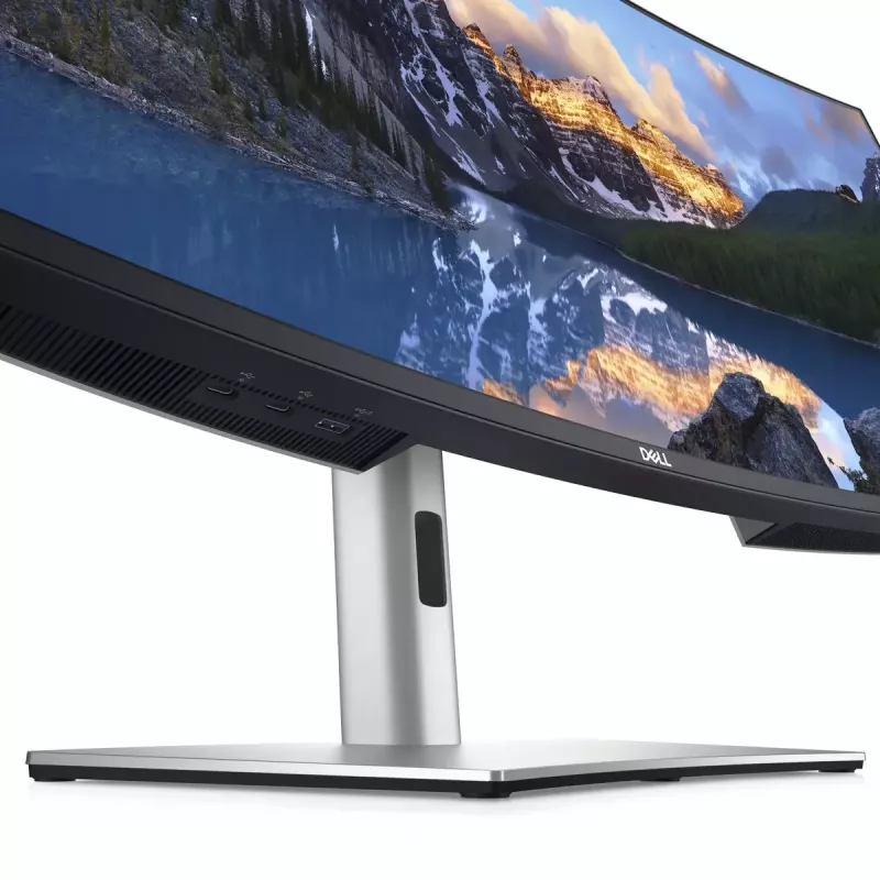 DELL UltraSharp U3824DW monitor 95,2 cm (37,5 colio) 3840 x 1600 pikselių Wide Quad HD+ LCD juodas, sidabrinis