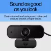 HP 430 FHD Webcam, 2 MP, 1920 x 1080 pikselių, Full HD, 60 kadrų/s, 85°, Namai
