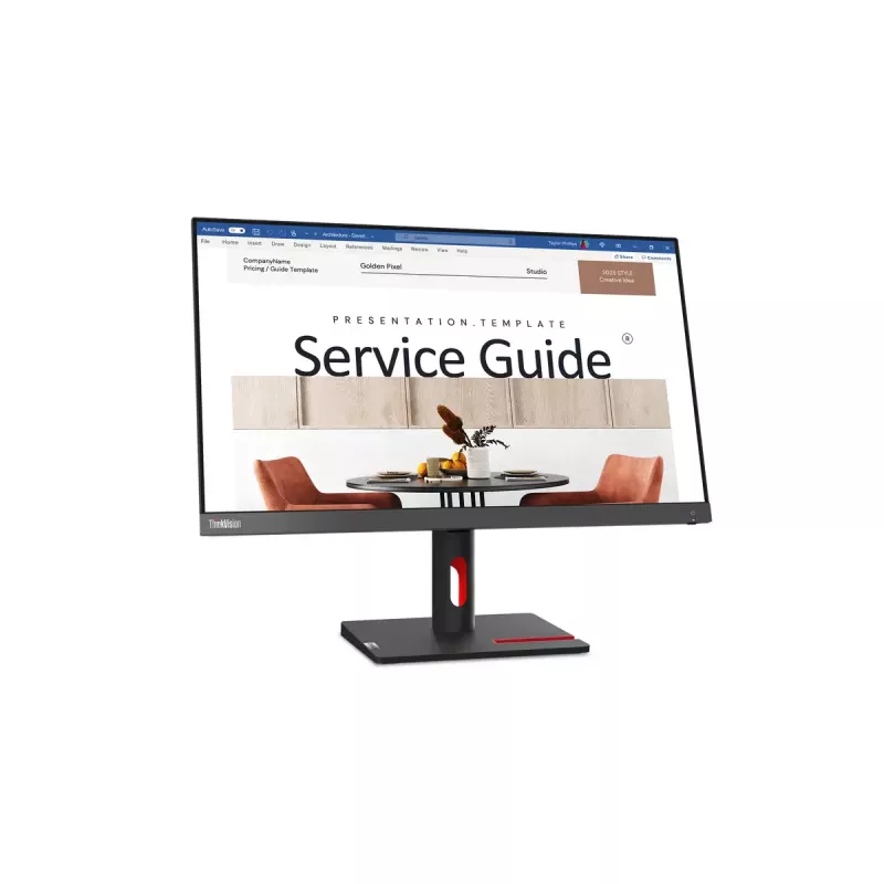 Lenovo ThinkVision S24i-30 monitorius 60.5 cm (23.8 col.) 1920 x 1080 pikselių Full HD LED juodas