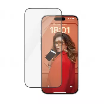 PanzerGlass® Ekrano apsauga iPhone 15 Pro | Ultra-Wide Fit su EasyAligner