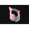 RAZER Kraken Kitty V2 BT belaidės Bluetooth ausinės su mikrofonu – rožinės spalvos
