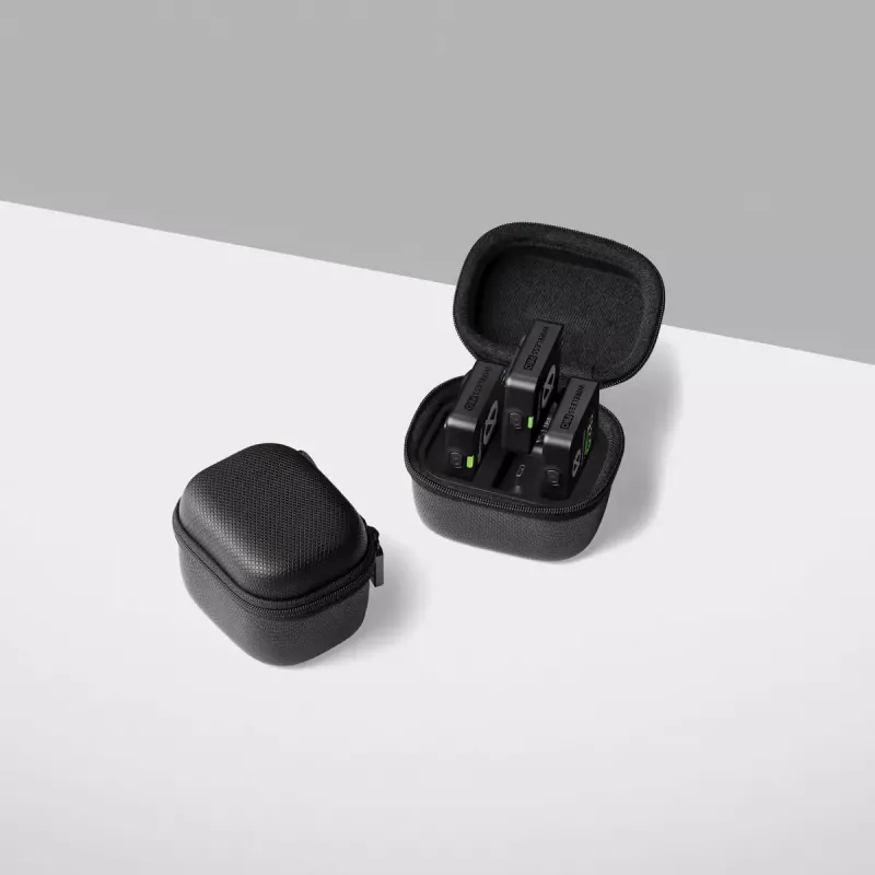 Belaidė lavalier mikrofonų sistema RØDE Wireless PRO — kryptinis lavalier, 20–20 000 Hz, 7 h baterija, 260 m atstumas