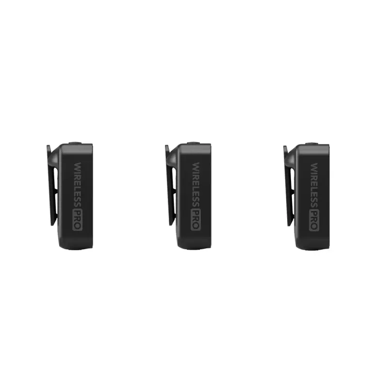Belaidė lavalier mikrofonų sistema RØDE Wireless PRO — kryptinis lavalier, 20–20 000 Hz, 7 h baterija, 260 m atstumas