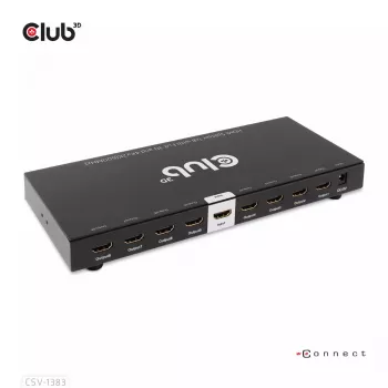 CLUB3D 1 į 8 HDMI™ skirstytuvas Full 3D ir 4K60Hz (600MHz)