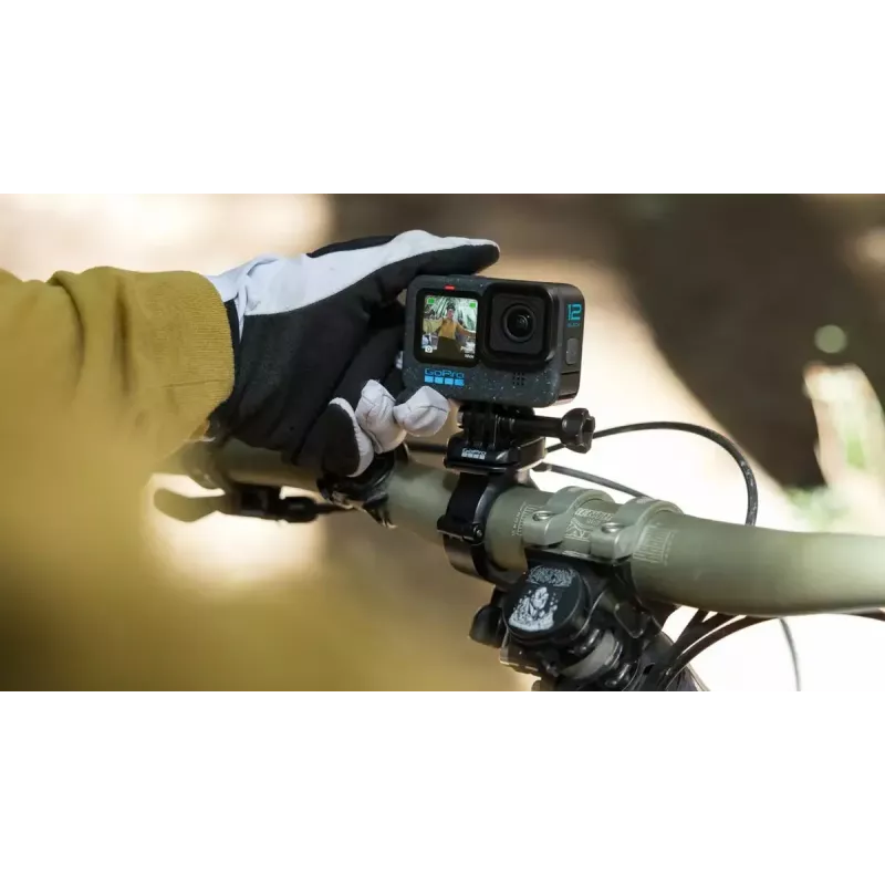 Veiksmo kamera GoPro HERO12 Black — 5K itin didelė raiška, 240 kadrų/s, 27 MP CMOS, 177° matymo laukas, LCD, MicroSD, Wi‑Fi